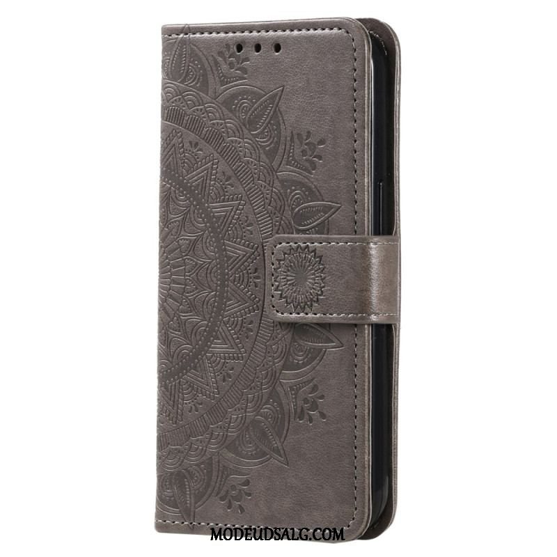 Flip Cover Oppo Reno 8 Med Snor Strappy Sun Mandala