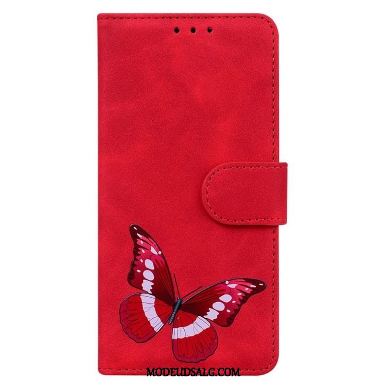 Flip Cover Oppo Reno 8 Pro Sommerfugl