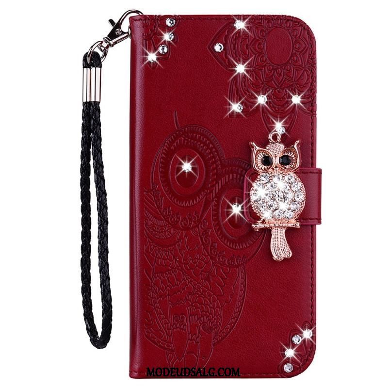 Flip Cover Samsung Galaxy A13 5G / A04s Ugle Mandala Og Charm