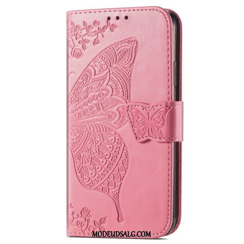 Flip Cover Samsung Galaxy A13 Halve Sommerfugle