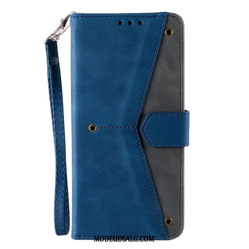 Flip Cover Samsung Galaxy A13 Skin-touch-sømme