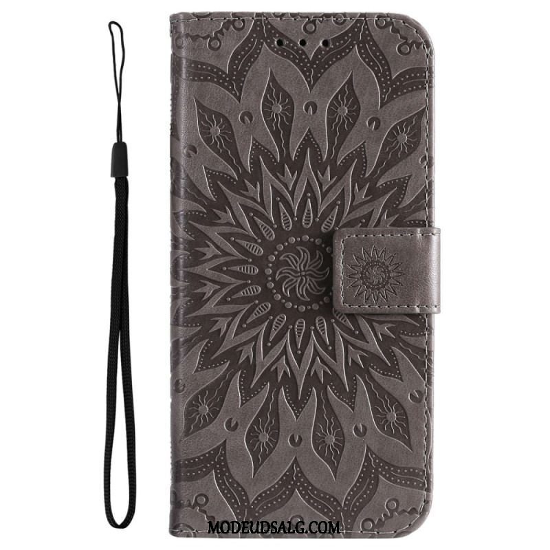 Flip Cover Samsung Galaxy A14 / A14 5G Mandala Sun Med Snor