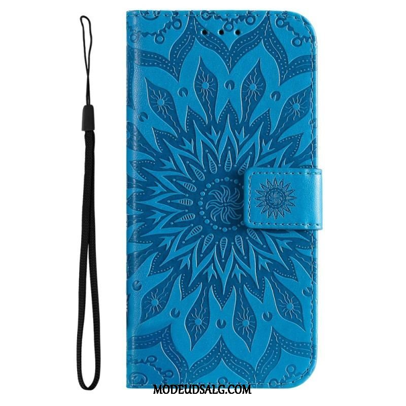 Flip Cover Samsung Galaxy A14 / A14 5G Mandala Sun Med Snor