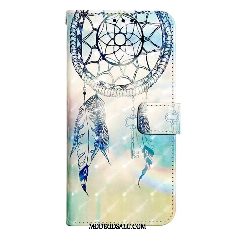 Flip Cover Samsung Galaxy A14 / A14 5G Med Snor Strap Dream Catcher