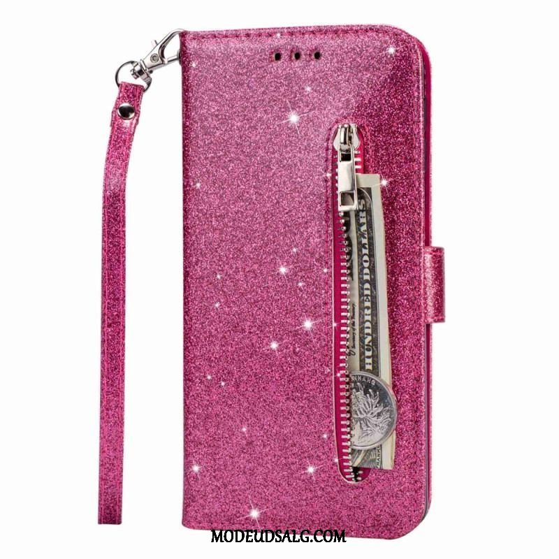 Flip Cover Samsung Galaxy A14 / A14 5G Sequin Glitter Style