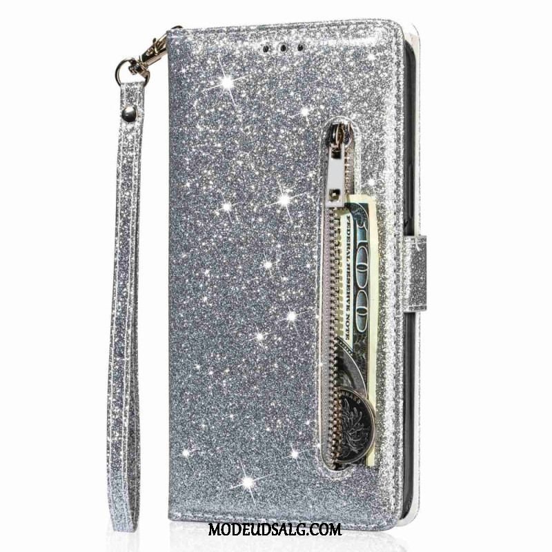 Flip Cover Samsung Galaxy A14 / A14 5G Sequin Glitter Style