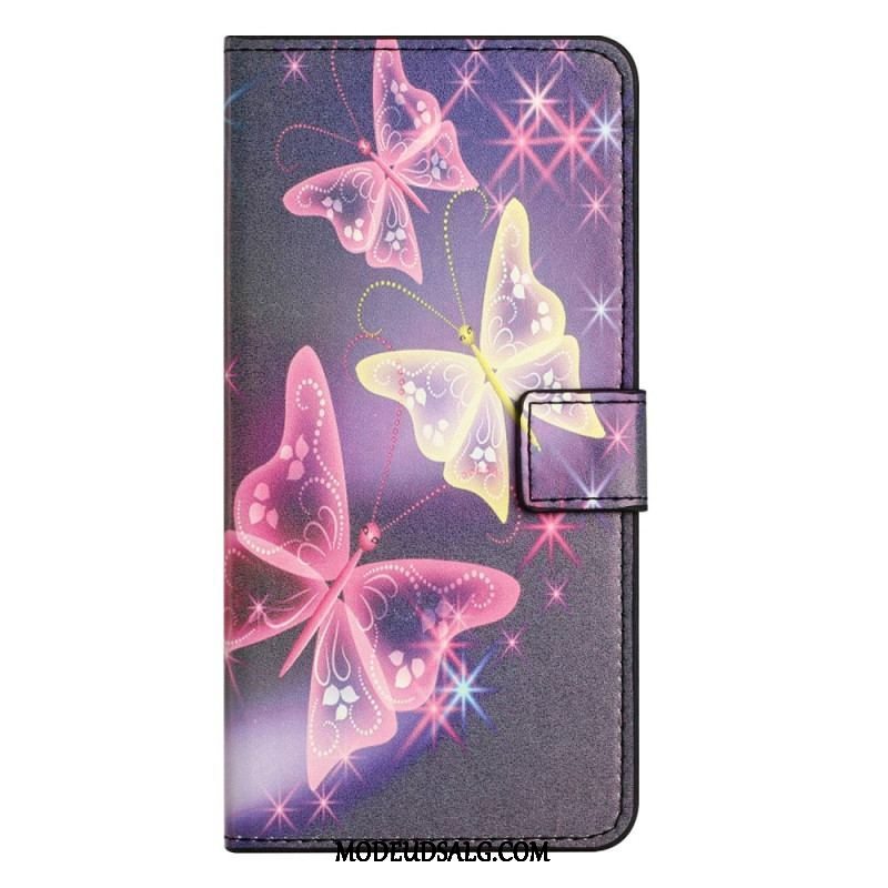 Flip Cover Samsung Galaxy A14 / A14 5G Sommerfugle