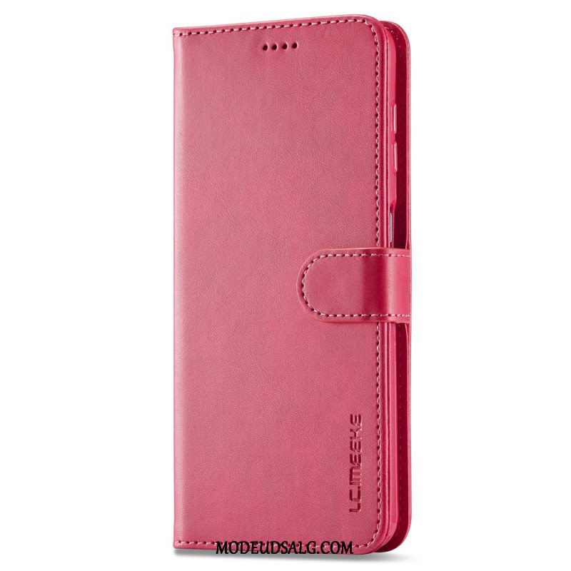 Flip Cover Samsung Galaxy A15 Lædereffekt Lc.imeeke