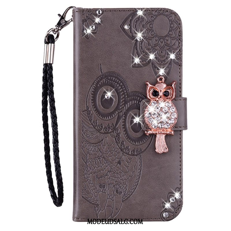 Flip Cover Samsung Galaxy A15 Ugle Mandala Og Charm