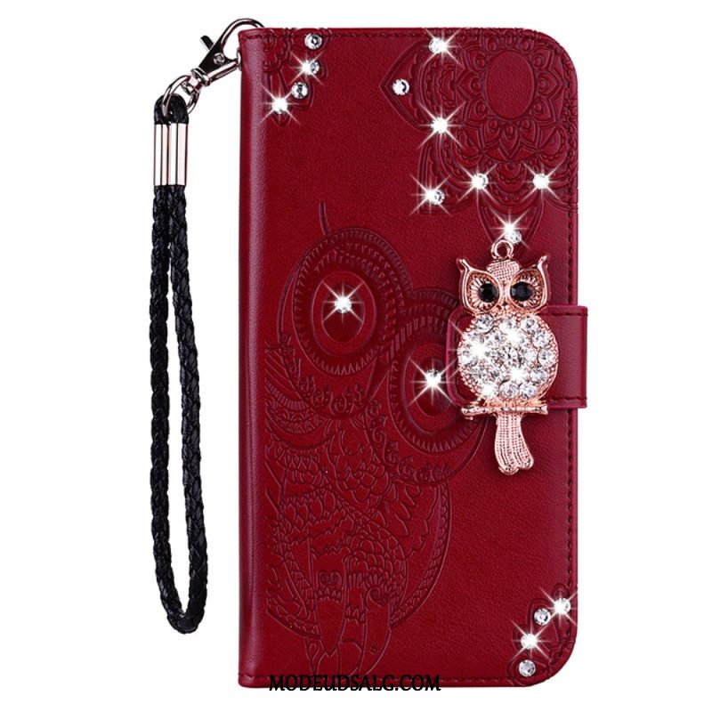 Flip Cover Samsung Galaxy A15 Ugle Mandala Og Charm