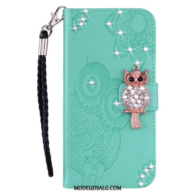 Flip Cover Samsung Galaxy A15 Ugle Mandala Og Charm