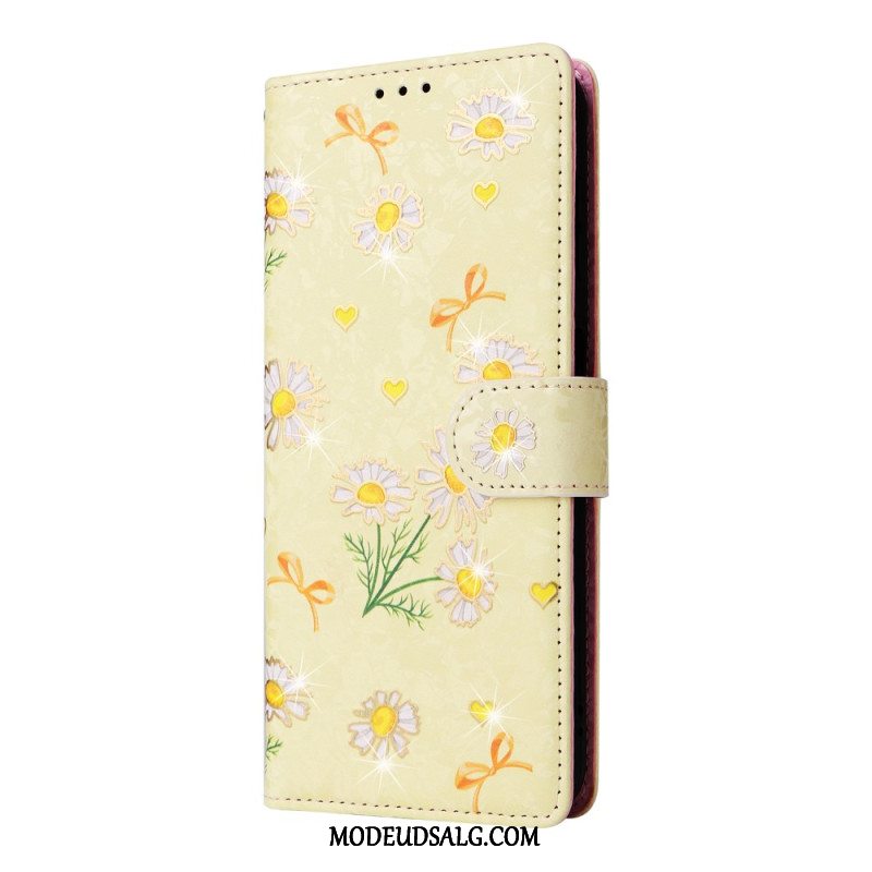 Flip Cover Samsung Galaxy A16 5g Fleurette Rfid-blokering