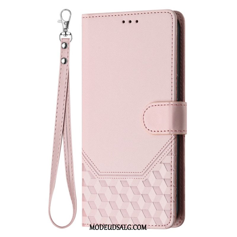 Flip Cover Samsung Galaxy A16 5g Honeycomb Mønster