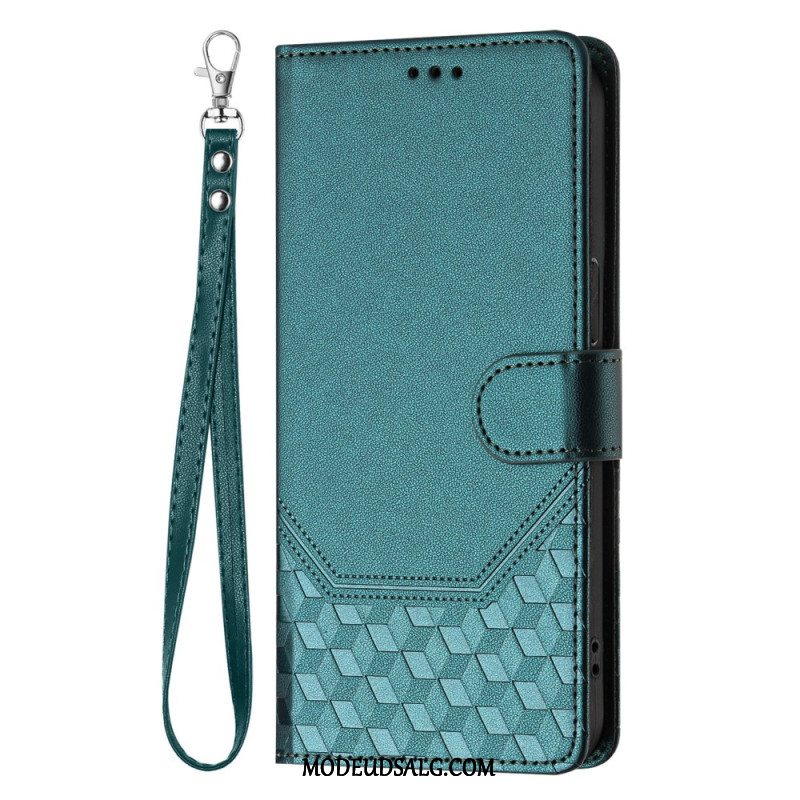 Flip Cover Samsung Galaxy A16 5g Honeycomb Mønster