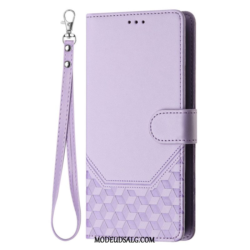 Flip Cover Samsung Galaxy A16 5g Honeycomb Mønster