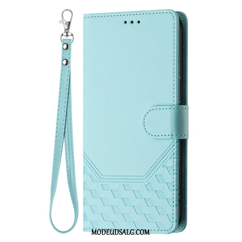 Flip Cover Samsung Galaxy A16 5g Honeycomb Mønster