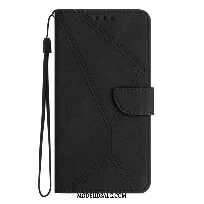 Flip Cover Samsung Galaxy A16 5g Liner Og Snoretræk