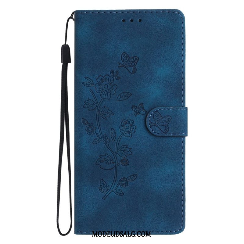 Flip Cover Samsung Galaxy A16 5g Stilfuld Blomster