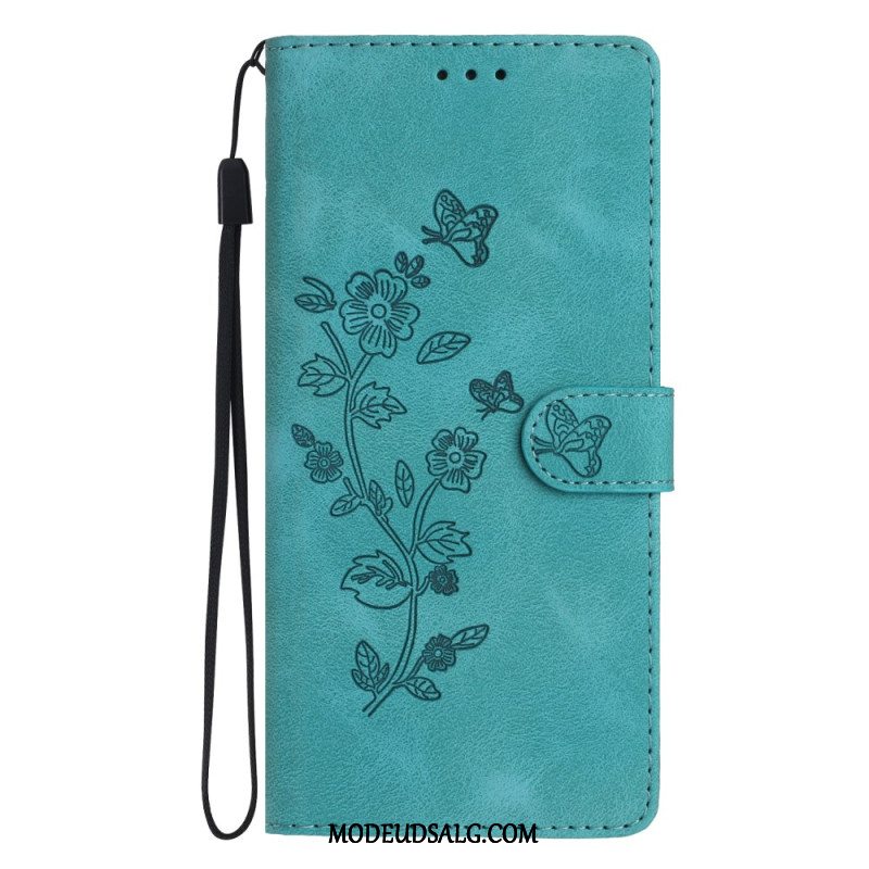 Flip Cover Samsung Galaxy A16 5g Stilfuld Blomster