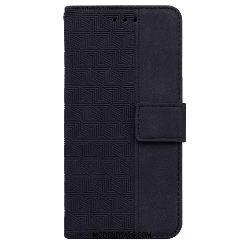 Flip Cover Samsung Galaxy A16 5g Vævet Mønster