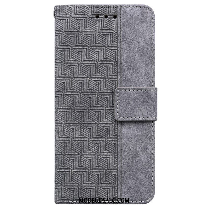 Flip Cover Samsung Galaxy A16 5g Vævet Mønster