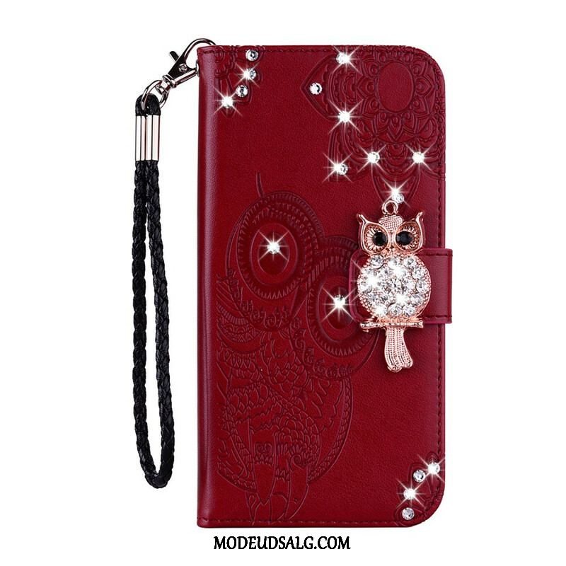 Flip Cover Samsung Galaxy A42 5G Ugle Mandala Og Charm