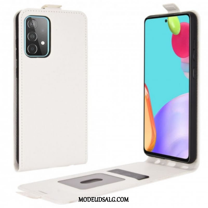 Flip Cover Samsung Galaxy A52 4G / A52 5G / A52s 5G Læder Cover Lodret Klap I Lædereffekt