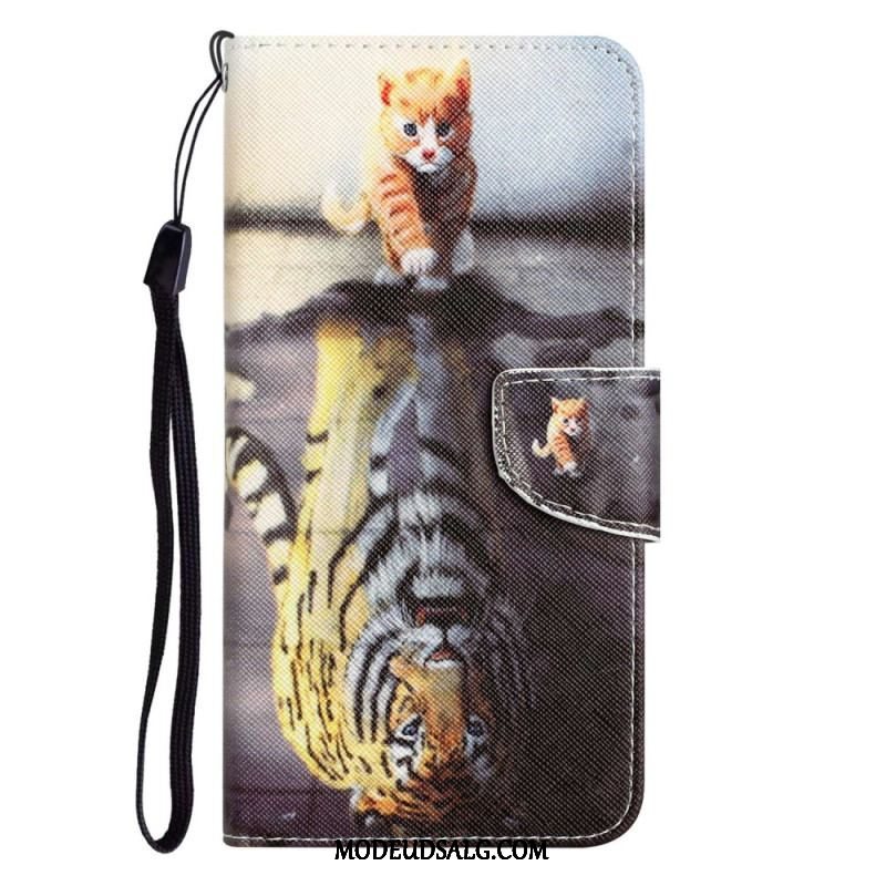 Flip Cover Samsung Galaxy A53 5G Med Snor Kun Thong Cats