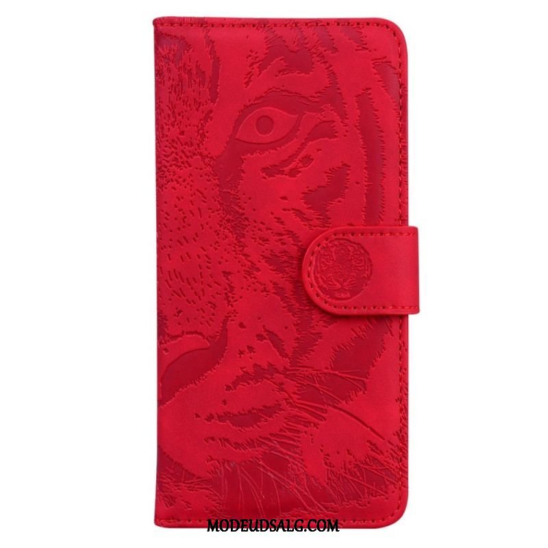 Flip Cover Samsung Galaxy A53 5G Tiger Fodaftryk