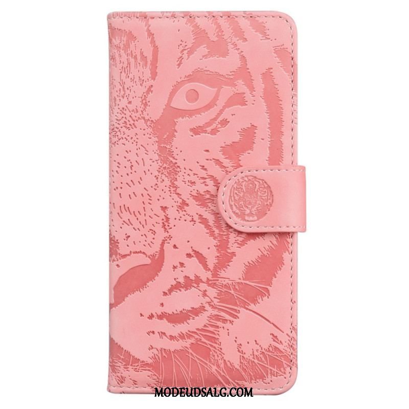 Flip Cover Samsung Galaxy A53 5G Tiger Fodaftryk