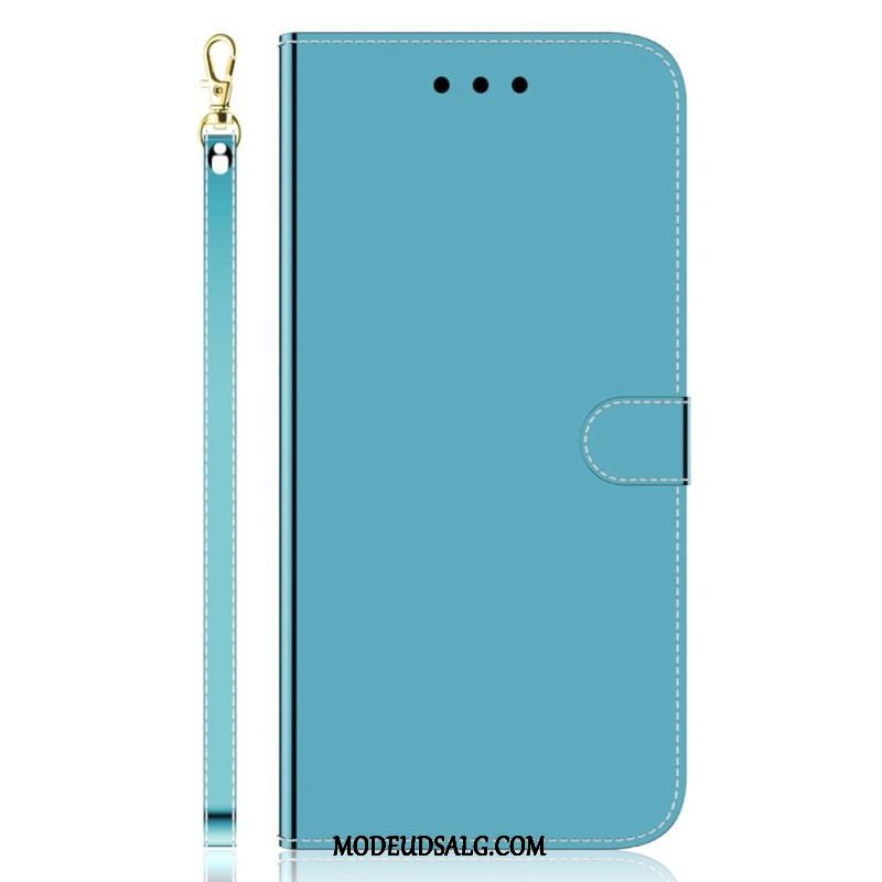 Flip Cover Samsung Galaxy A54 5G Spejl Og Snor