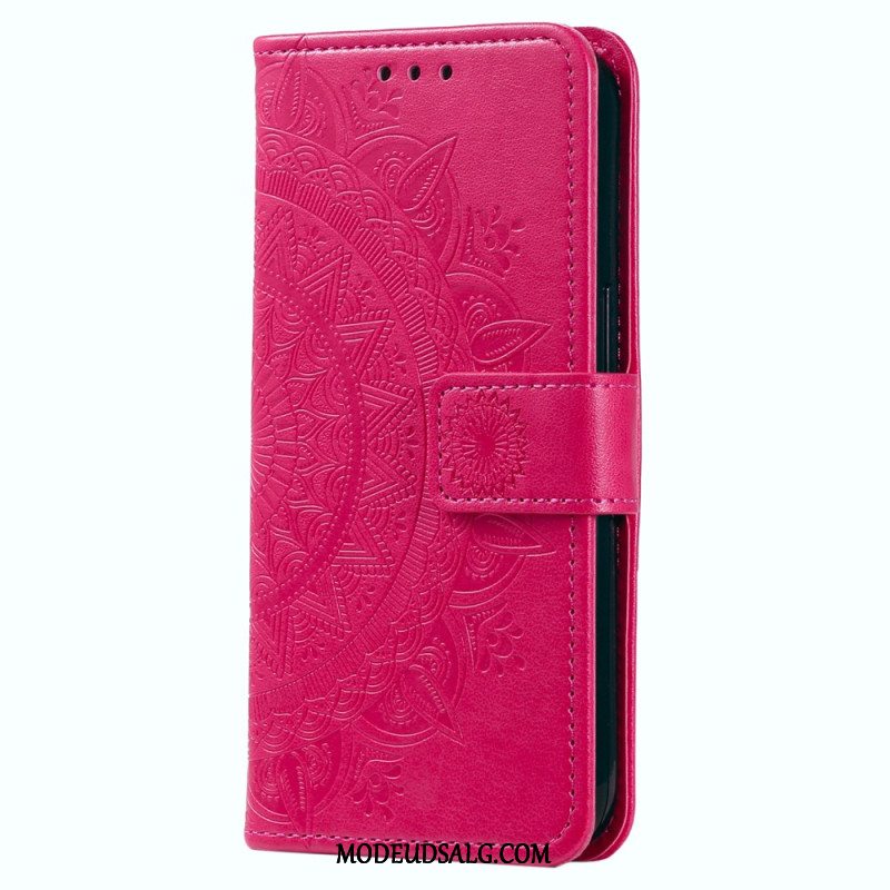 Flip Cover Samsung Galaxy A55 5g Mandala Sol Med Rem