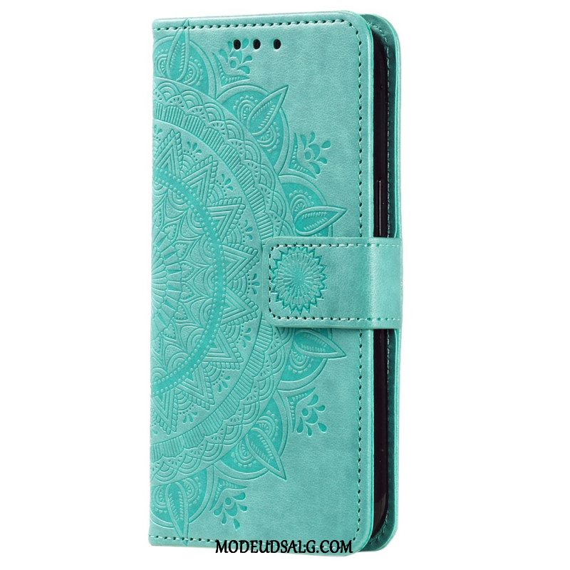 Flip Cover Samsung Galaxy A55 5g Mandala Sol Med Rem