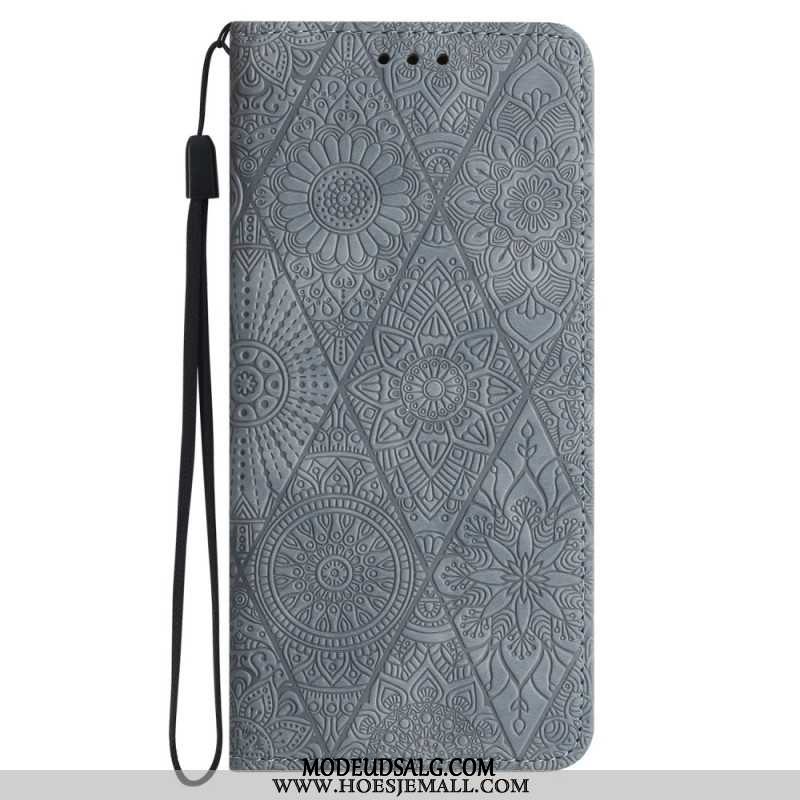 Flip Cover Samsung Galaxy A55 5g Patchwork Med Rem