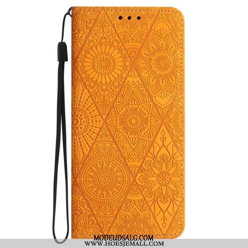 Flip Cover Samsung Galaxy A55 5g Patchwork Med Rem