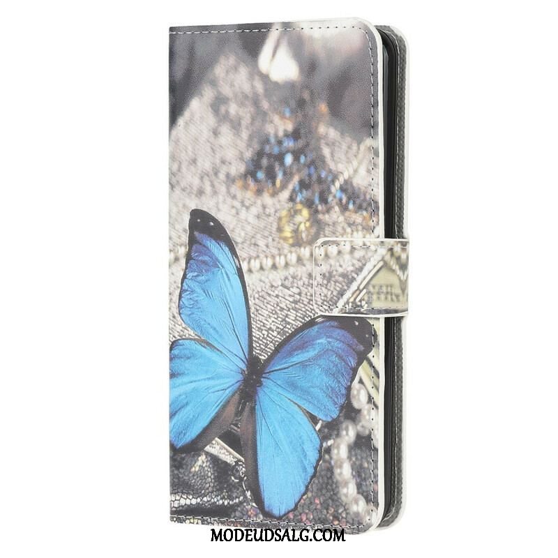 Flip Cover Samsung Galaxy M12 / A12 Kongelig Sommerfugl