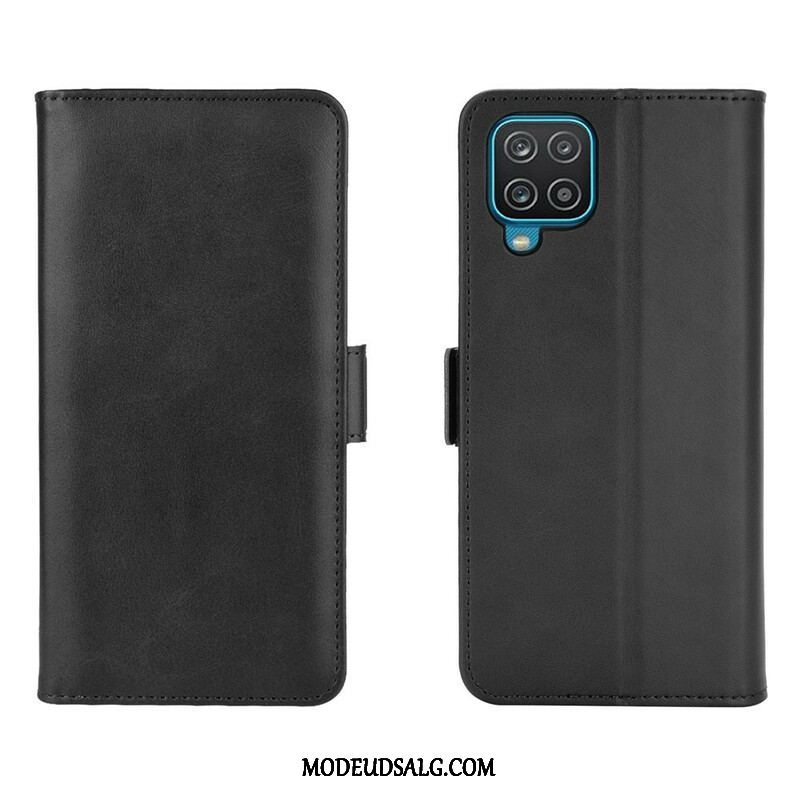 Flip Cover Samsung Galaxy M12 / A12 Læder Cover Dobbelt Klap