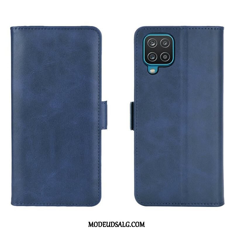 Flip Cover Samsung Galaxy M12 / A12 Læder Cover Dobbelt Klap