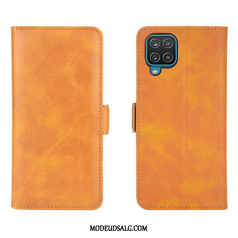 Flip Cover Samsung Galaxy M12 / A12 Læder Cover Dobbelt Klap