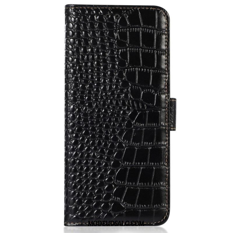 Flip Cover Samsung Galaxy M13 Crocodile Style Rfid