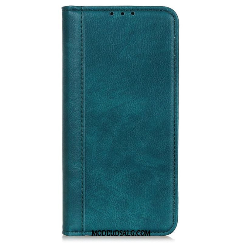 Flip Cover Samsung Galaxy M13 Litchi Split Læder