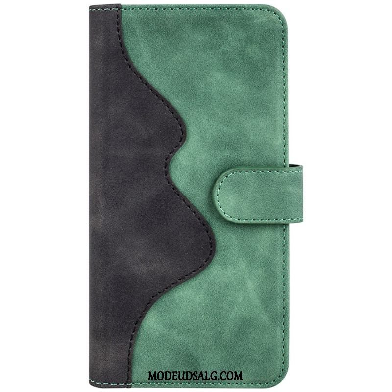 Flip Cover Samsung Galaxy M13 Wave Læder Stil