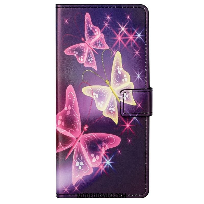 Flip Cover Samsung Galaxy M23 5G Sommerfugle Sommerfugle