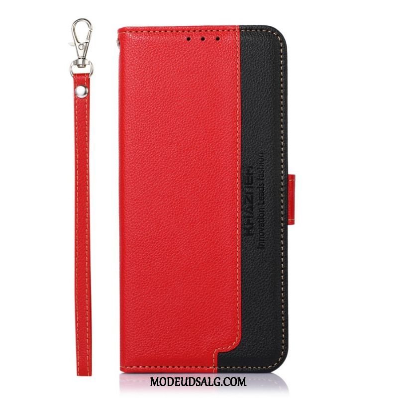 Flip Cover Samsung Galaxy M32 Lychee Style Rfid Khazneh