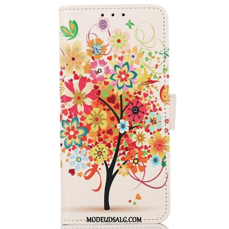 Flip Cover Samsung Galaxy M33 5G Blomstrende Træ