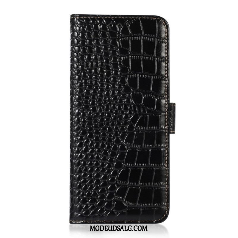 Flip Cover Samsung Galaxy M33 5G Crocodile Style Rfid