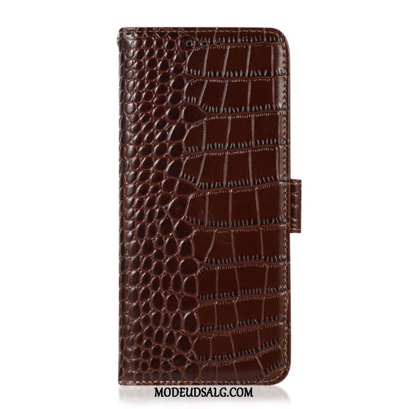 Flip Cover Samsung Galaxy M33 5G Crocodile Style Rfid