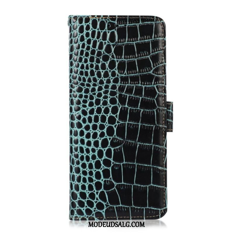 Flip Cover Samsung Galaxy M33 5G Crocodile Style Rfid