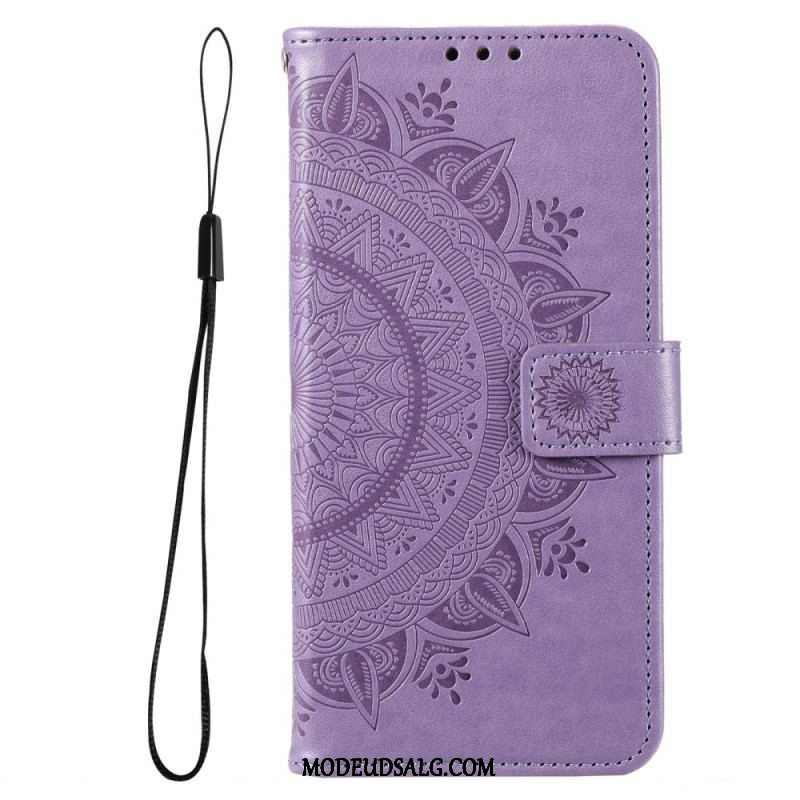 Flip Cover Samsung Galaxy M33 5G Med Snor Strappy Sun Mandala