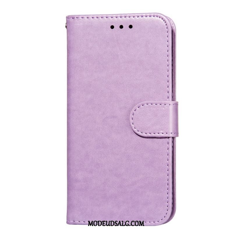 Flip Cover Samsung Galaxy M52 5G Tykt Læder